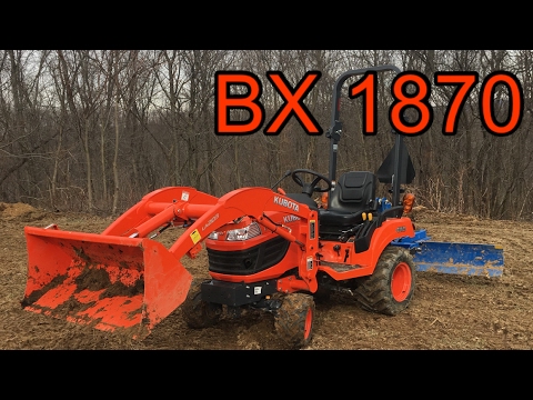Kubota BX 1870: Landscaping - YouTube