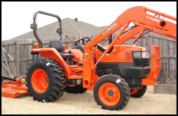 Kubota L3400 Tractor - Specifications - Attachments
