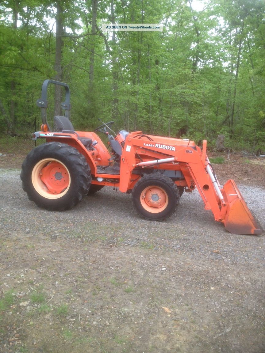 Kubota L3410 4x4 Tractor With Loader, 3 Point Hitch, & Tractors photo