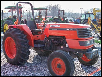 Kubota M4700 Tractor - Attachments - Specs
