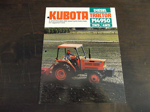 KUBOTA M4950 2WD / 4WD DIESEL TRACTOR BROCHURE M4950DT | eBay