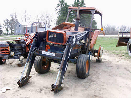 Salvaged Kubota M6950 tractor for used parts | EQ-23944 | All States ...