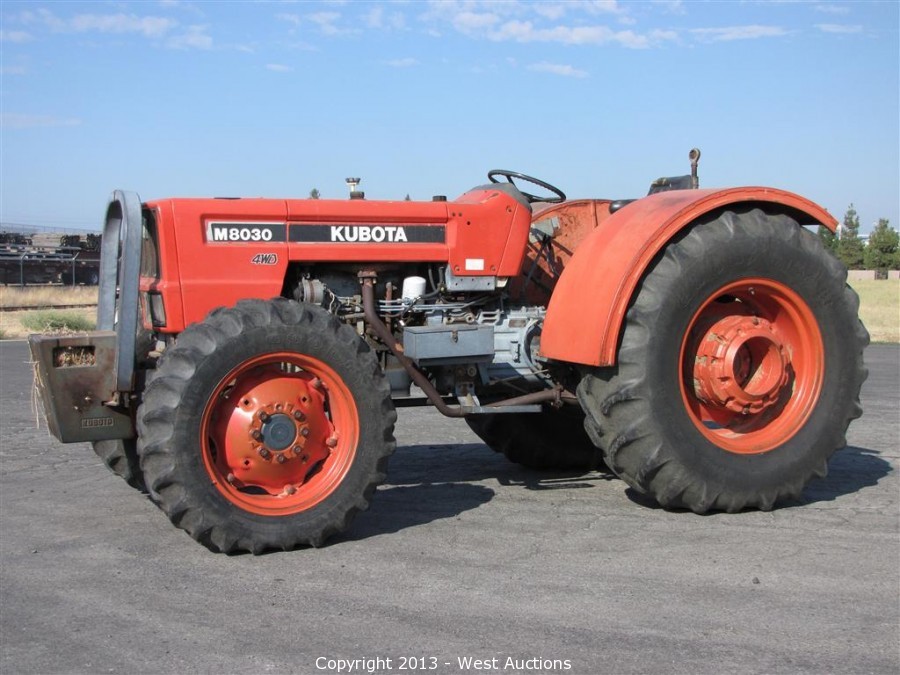 ... - Auction: Kubota M8030 4WD Tractor ITEM: Kubota M8030 4WD Tractor