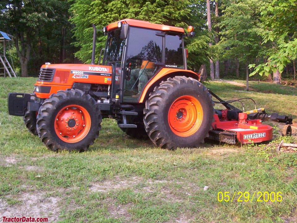 TractorData.com Kubota M9000 tractor photos information