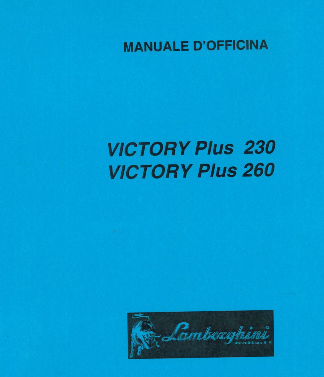 VICTORY PLUS 230-260 - Manuale d'officina (2002 novembre)