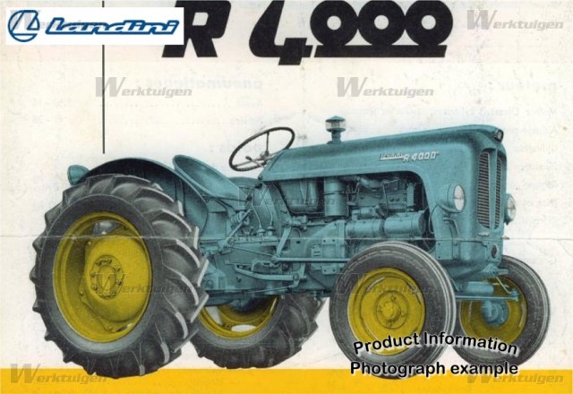 landini technical information r 4000 years 1961 1968 engine model ...