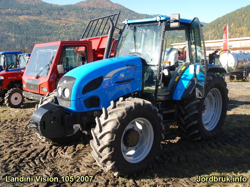 Landini Vision 105 tractor - traktor galleri - Jordbruk.info