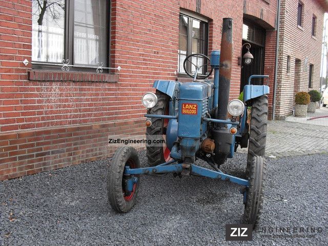 Lanz D5506 Seitenglühkopf 1952 Agricultural Tractor Photo and Specs