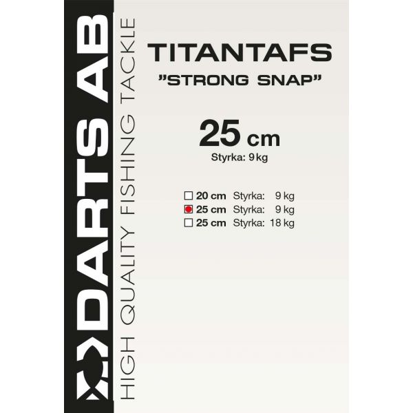 Buy Darts Titanium Leader 25cm (15kg) online | Active Outfit