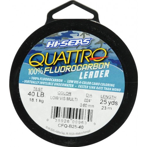 40 Pounds Fluorcarbon Leader - Fluoro Leader 40# 25 Yards