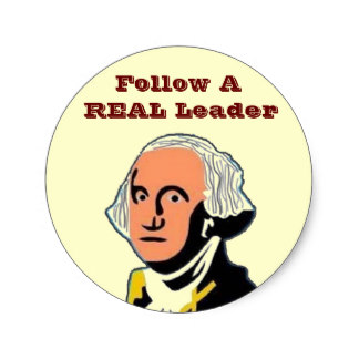 Follow REAL Leader Round Sticker