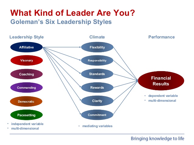 pacesetting leadership style flexibility responsibility standards ...