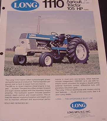Long 1110 | Tractor & Construction Plant Wiki | Fandom powered by ...