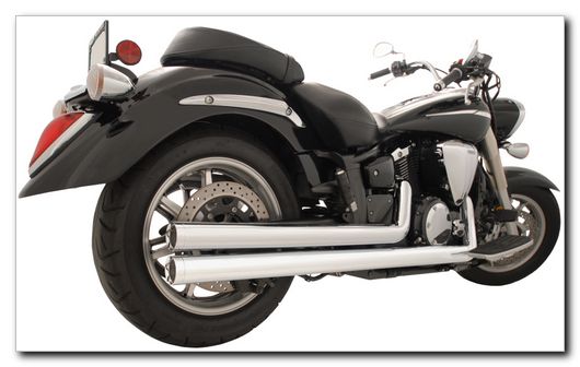 ... Long Exhaust System - V-Star 1300 (07-09) - FP-INDY-LONG-1300 - Phat