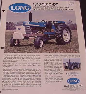 Long 1310 - Tractor & Construction Plant Wiki - The classic vehicle ...