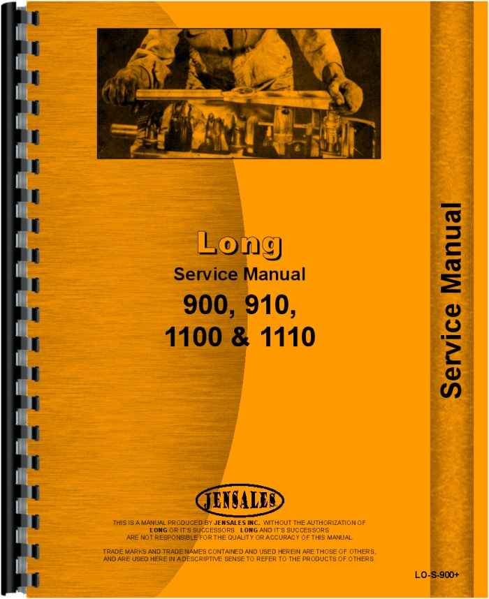 Long 910 Tractor Service Manual (HTLO-S900)