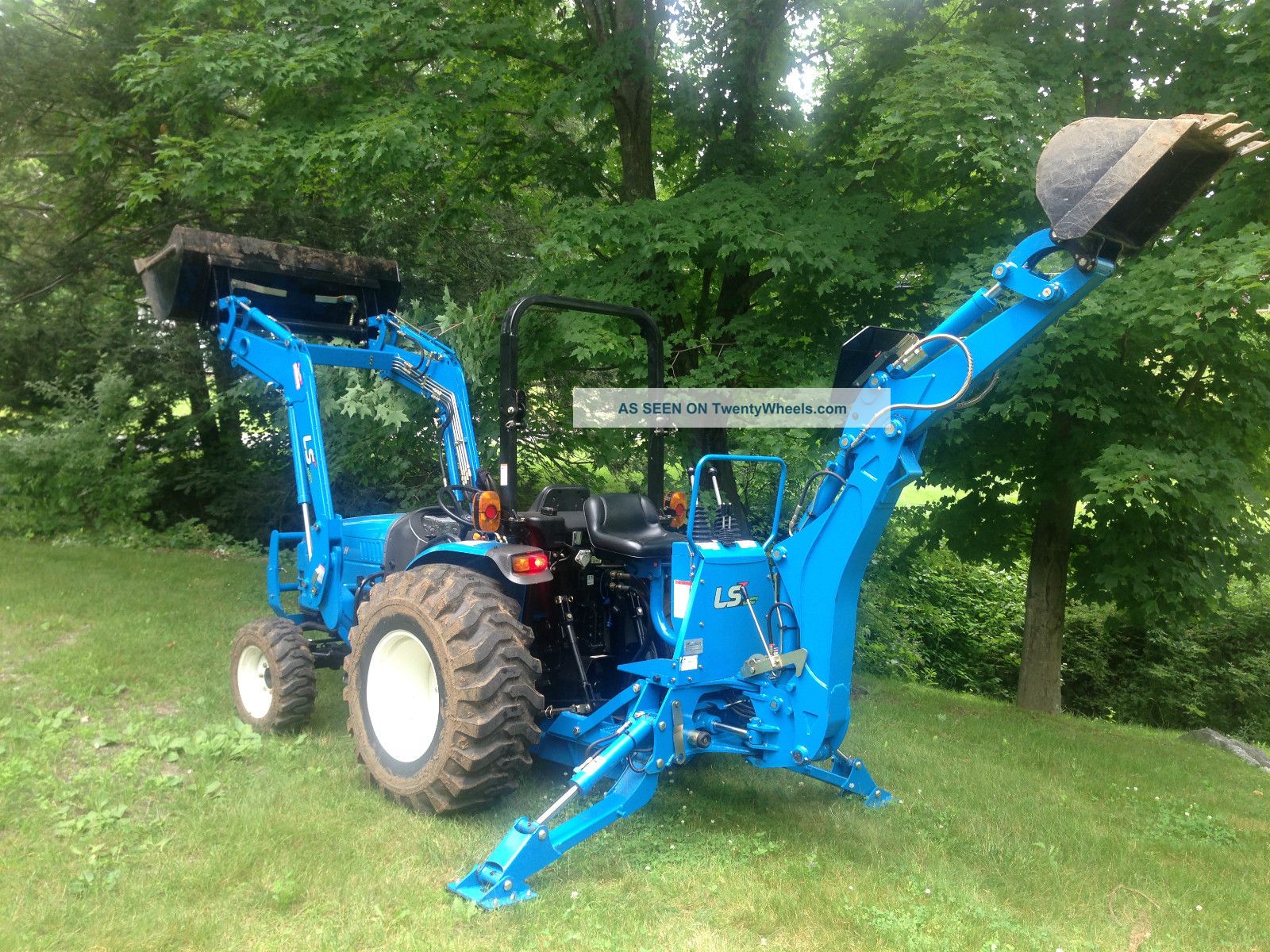 Ls I3030 Tractor W/backhoe, Snowplow Case, Ford, Holland 30hp Tractors ...