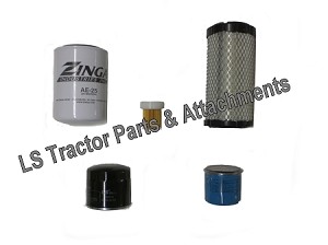 LS J2020H,J2023H,J2030H & XJ2025H Tractors 5 Piece Filter Kit: Genuine ...