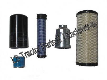 LS' R4010, R4020, R4041/EZ, R4047/EZ Tractor 5 Piece Filter Kit ...