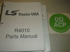 LS TRACTOR PARTS MANUAL R4010 - R4020H | eBay