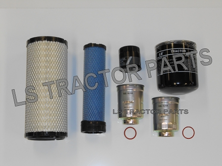 LS XU5055,XU5055C,XU5065CPS,XU5065PS Tractors 6 Piece Filter Kit ...
