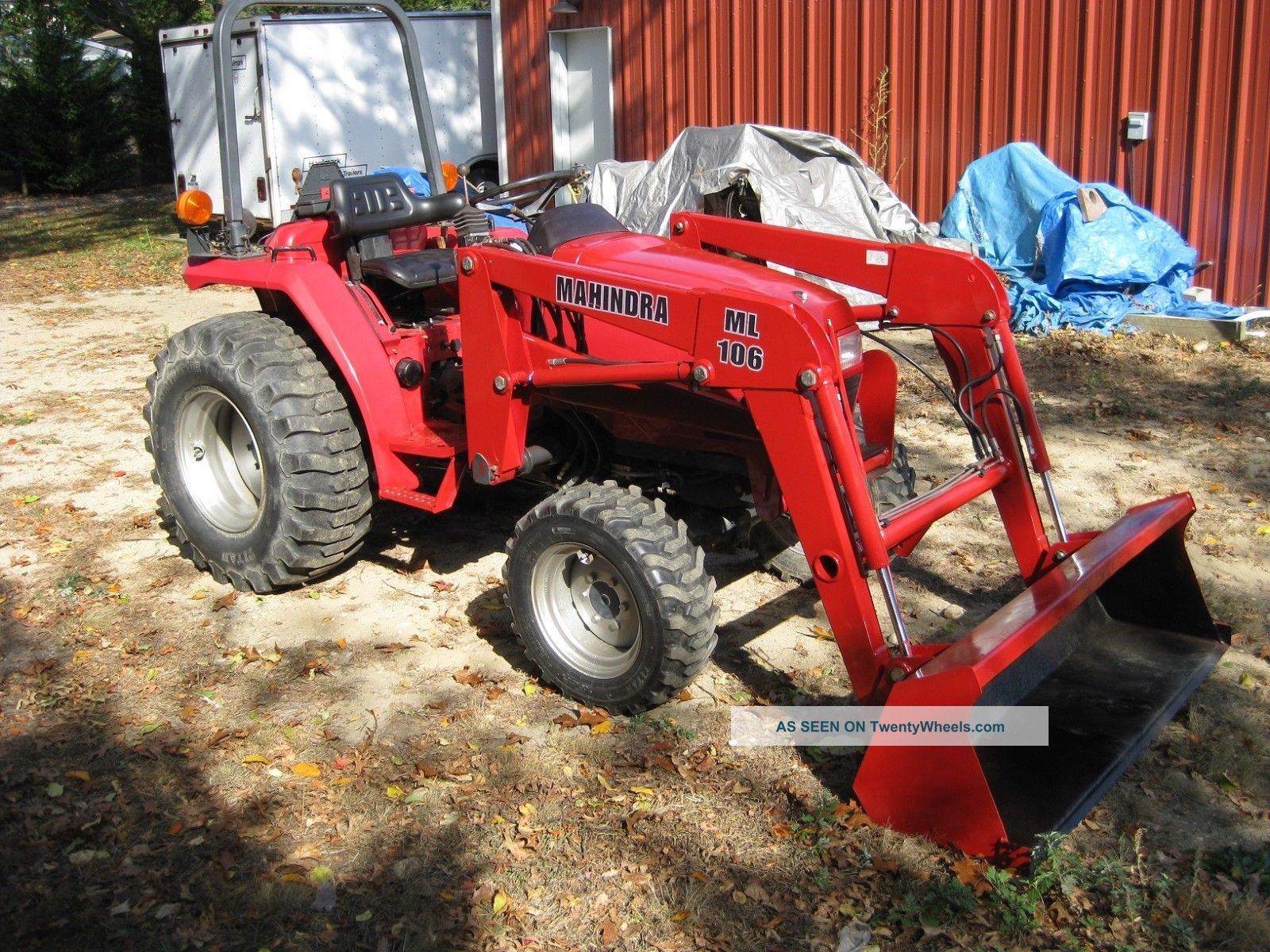 Mahindra 2615 Diesel 4 Wheel Drive Tractor With Front End Loader ...