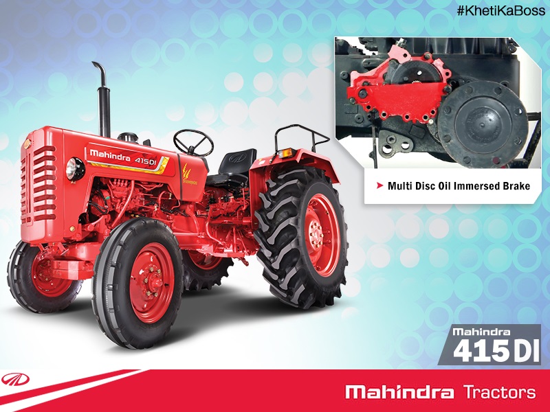 Mahindra 415 DI tractor with 1500 kg lift capacity launched – IAB ...