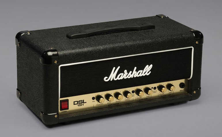 Marshall DSL15H Guitar Amplifier Head Birmingham Guitar Show Stock ...
