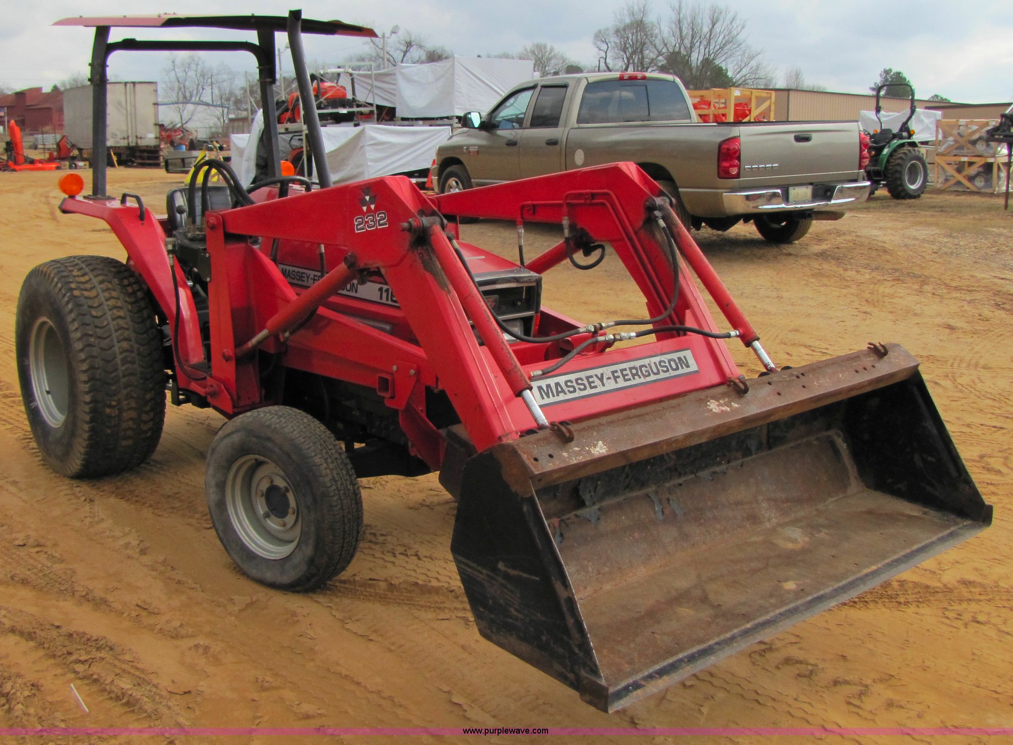 1996 Massey-Ferguson 1160 MFWD tractor with loader for sale in Texas