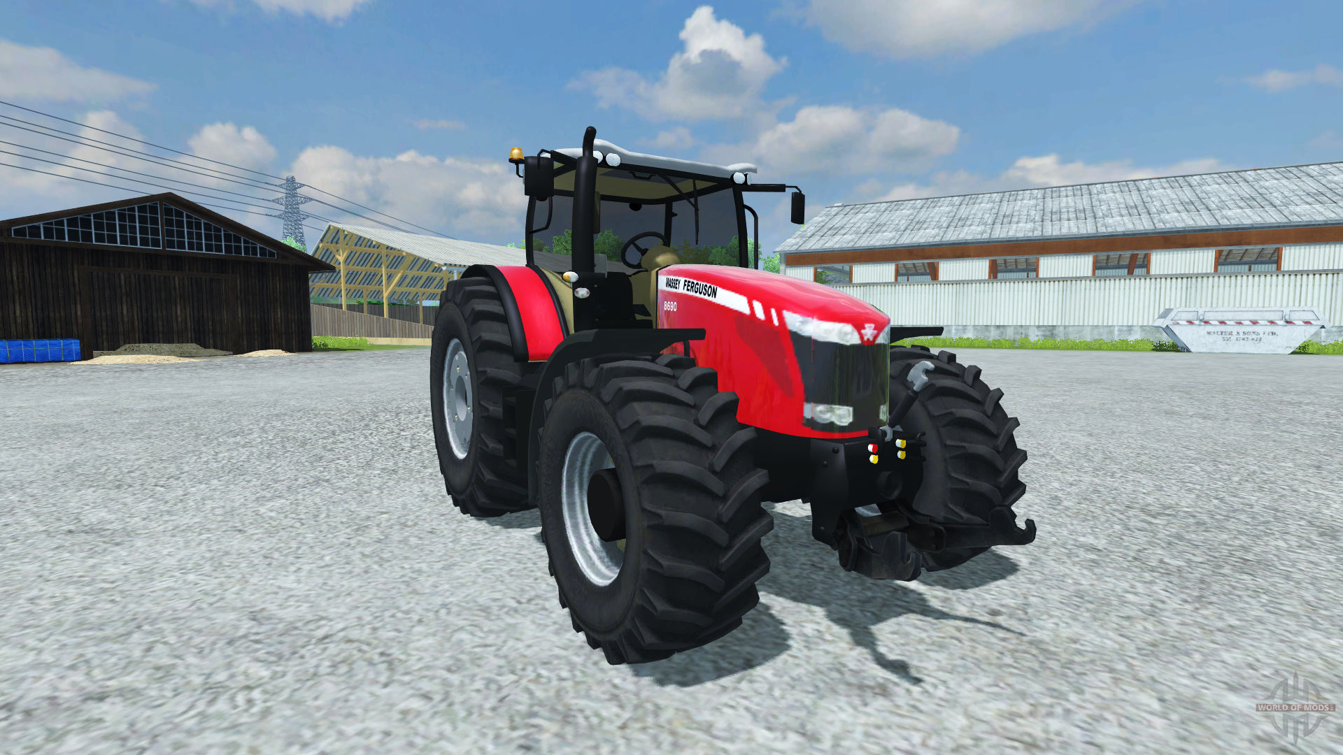 Massey Ferguson 8690 v2.1 for Farming Simulator 2013