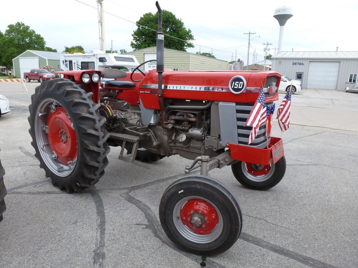 Massey-Ferguson 150 | KICD Antique Tractor Ride | Pinterest