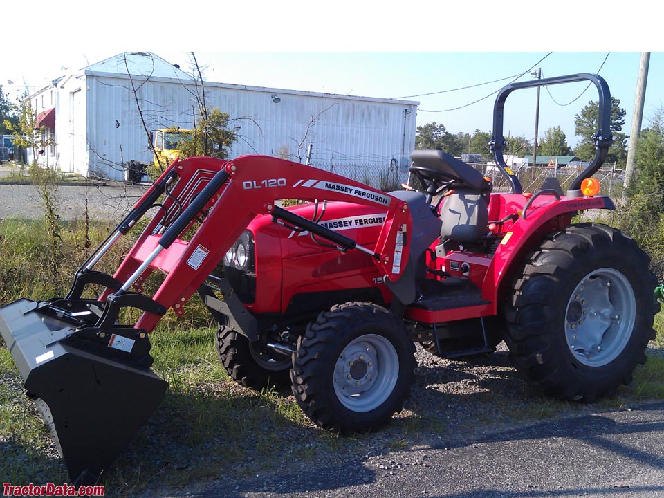 Massey Ferguson 1533 with DL120 front-end loader. Photo courtesy of ...