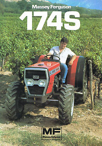 Prospectus Tracteur MASSEY FERGUSON MF 174 S Prospect Tractor Traktor ...