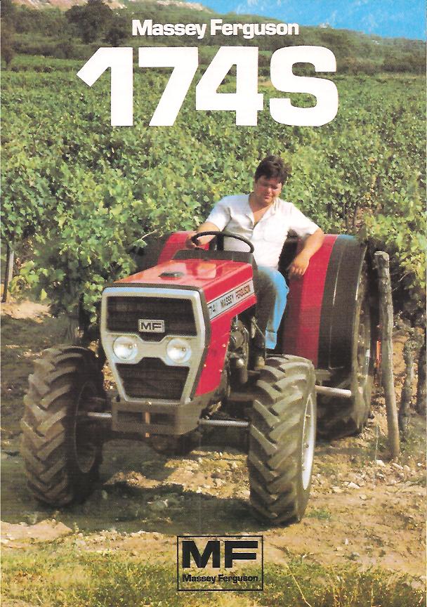 Massey-Ferguson 174S Tractor Original Specs Sheet