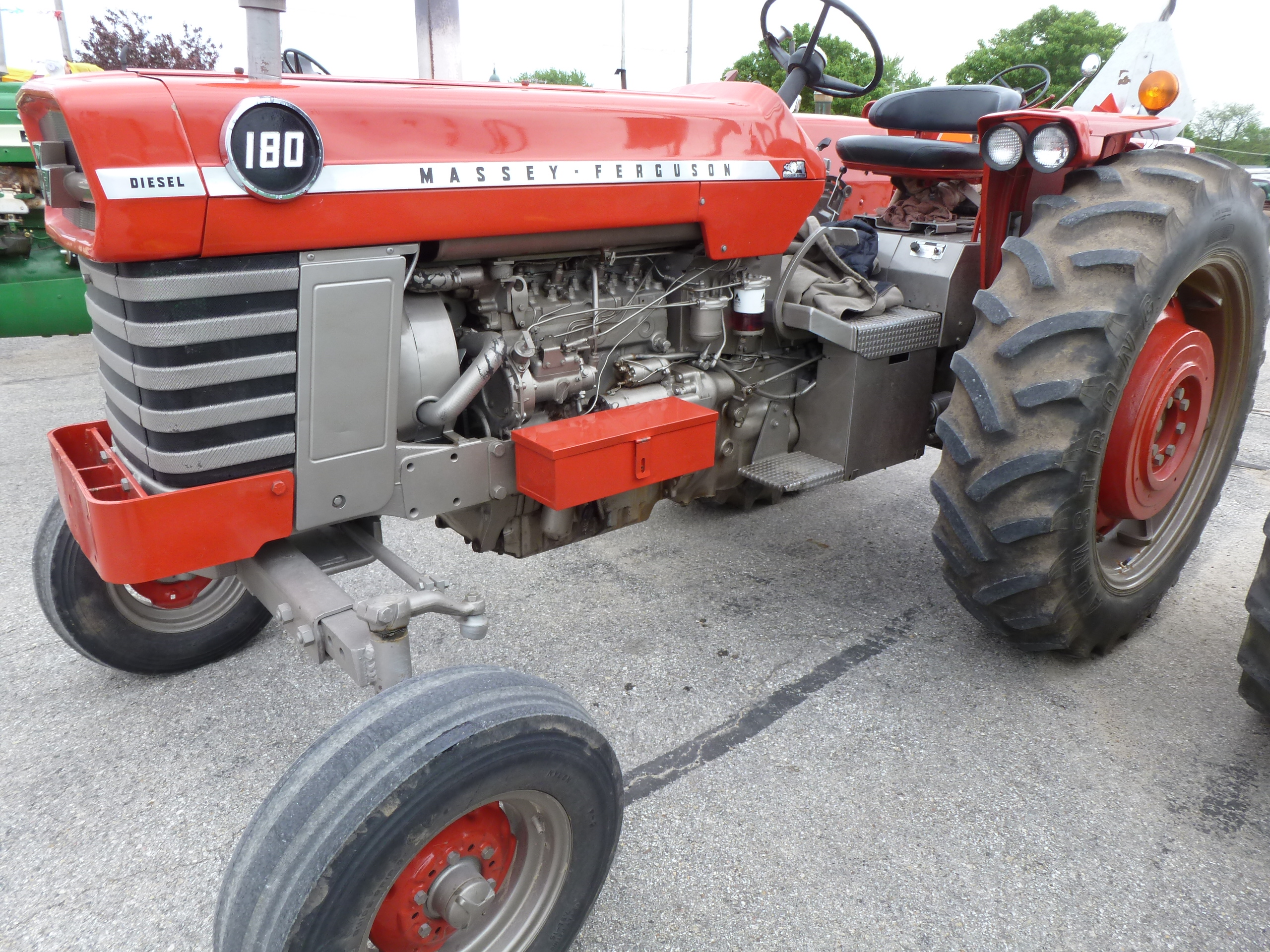 Massey-Ferguson 180 | KICD Antique Tractor Ride | Pinterest