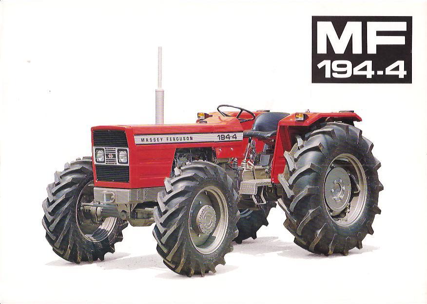 Title Massey-Ferguson 194-4 Tractor Original Sales Sheet
