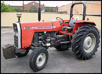 Massey Ferguson 281 Tractor - Attachments - Specs