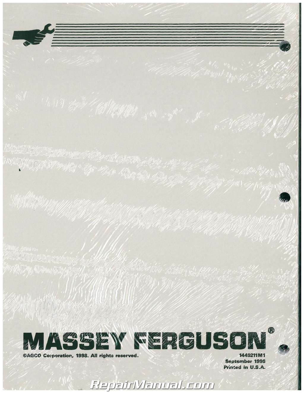 Massey Ferguson 251XE 271XE 281XE Tractor Service Manual – Repair ...