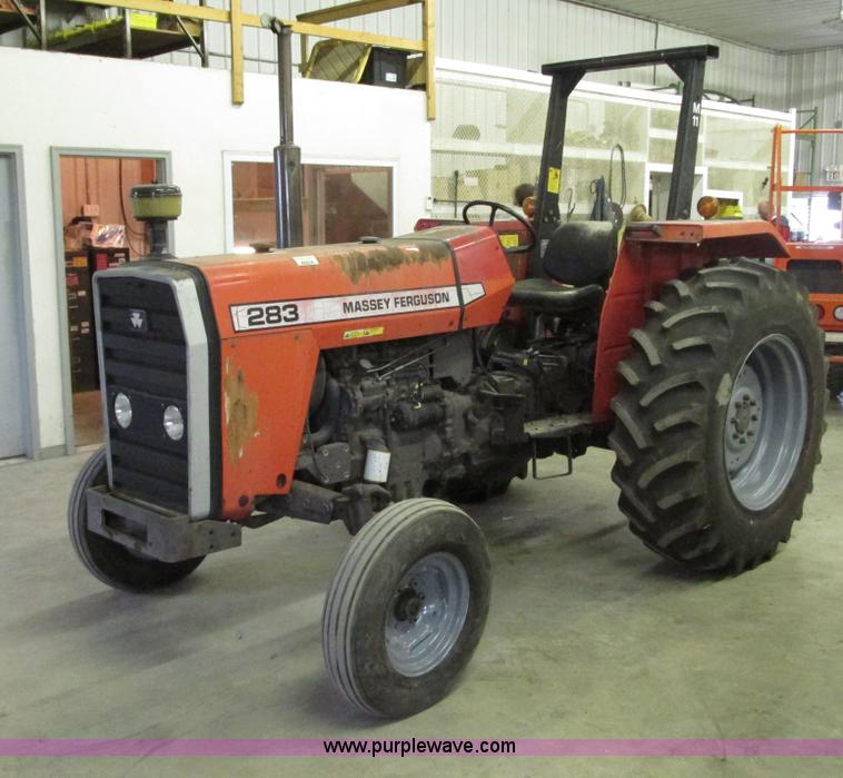 G9187B.JPG - 1995 Massey Ferguson 283 tractor, 5,080 hours on meter ...
