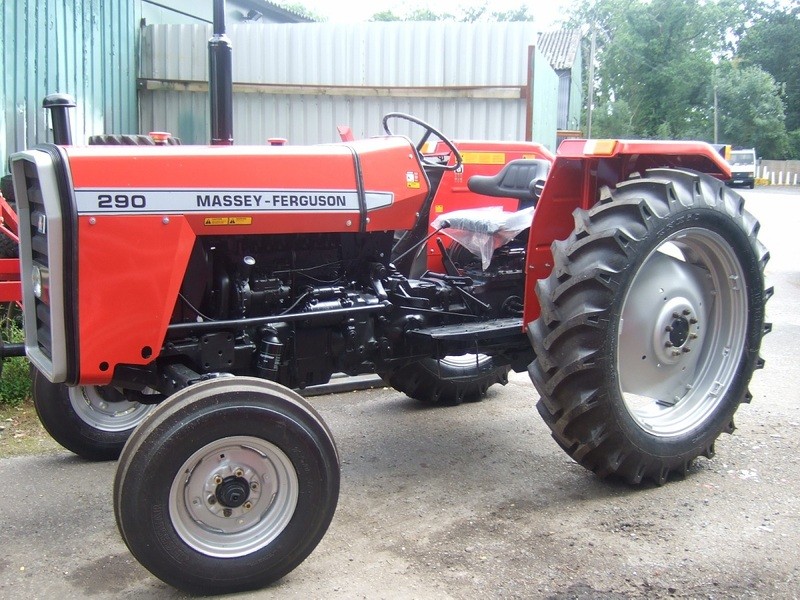 Renovated Massey Ferguson 290 two wheel drive tractor, square axle ...