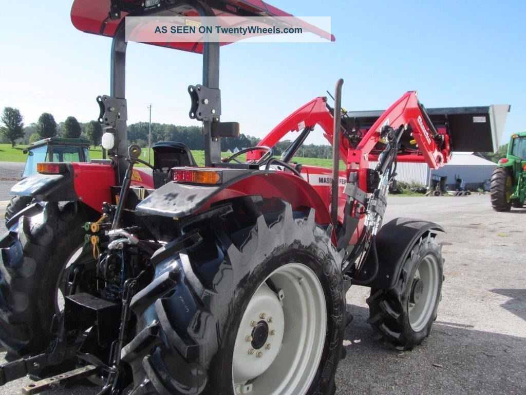 Massey Ferguson 3635 Farm Agriculture Tractor 4x4 With Canopy & Loader ...