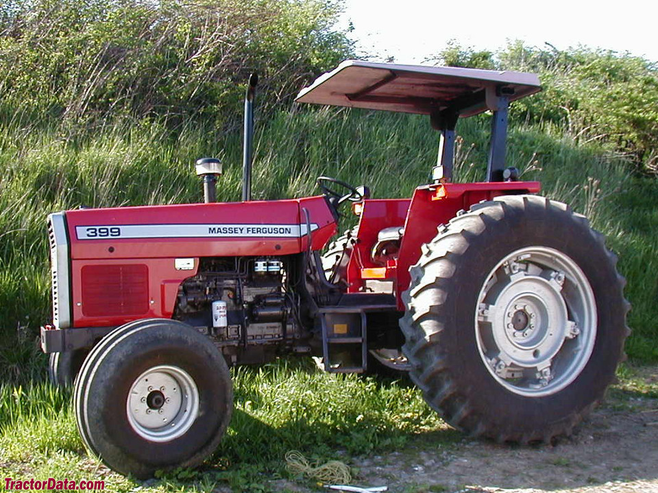 Massey-Ferguson 399 with two-wheel drive and ROPS. (3 images) Photos ...