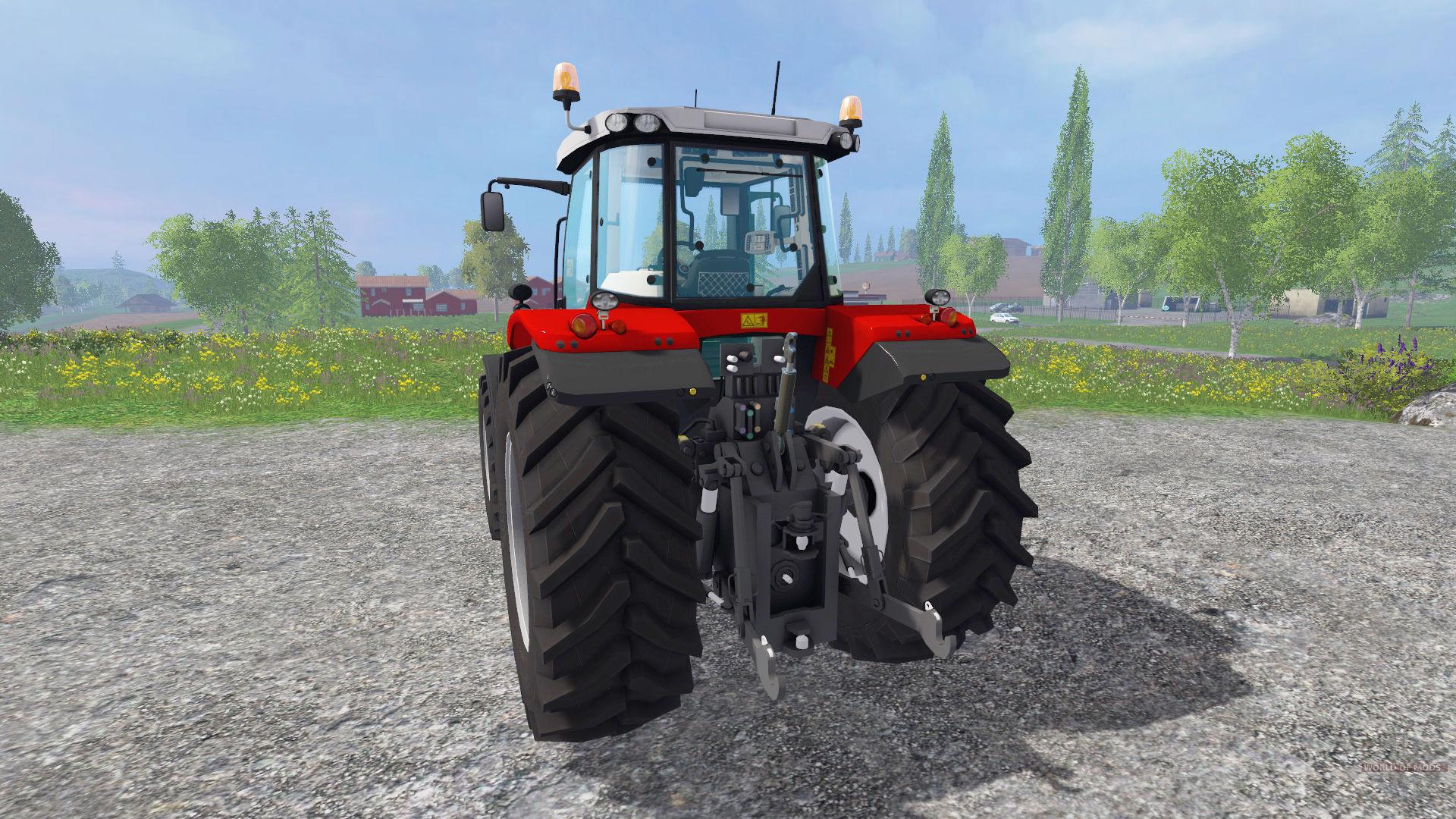 Agricultural tractor Massey Ferguson 7722 for Farming Simulator 15.