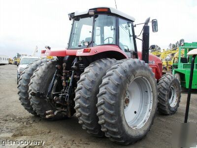 Tractor 200 hp 2000 massey ferguson 8245 low hrs duals