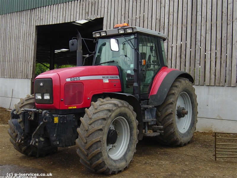PJ Services - Farm Machinery - Massey Ferguson 8250