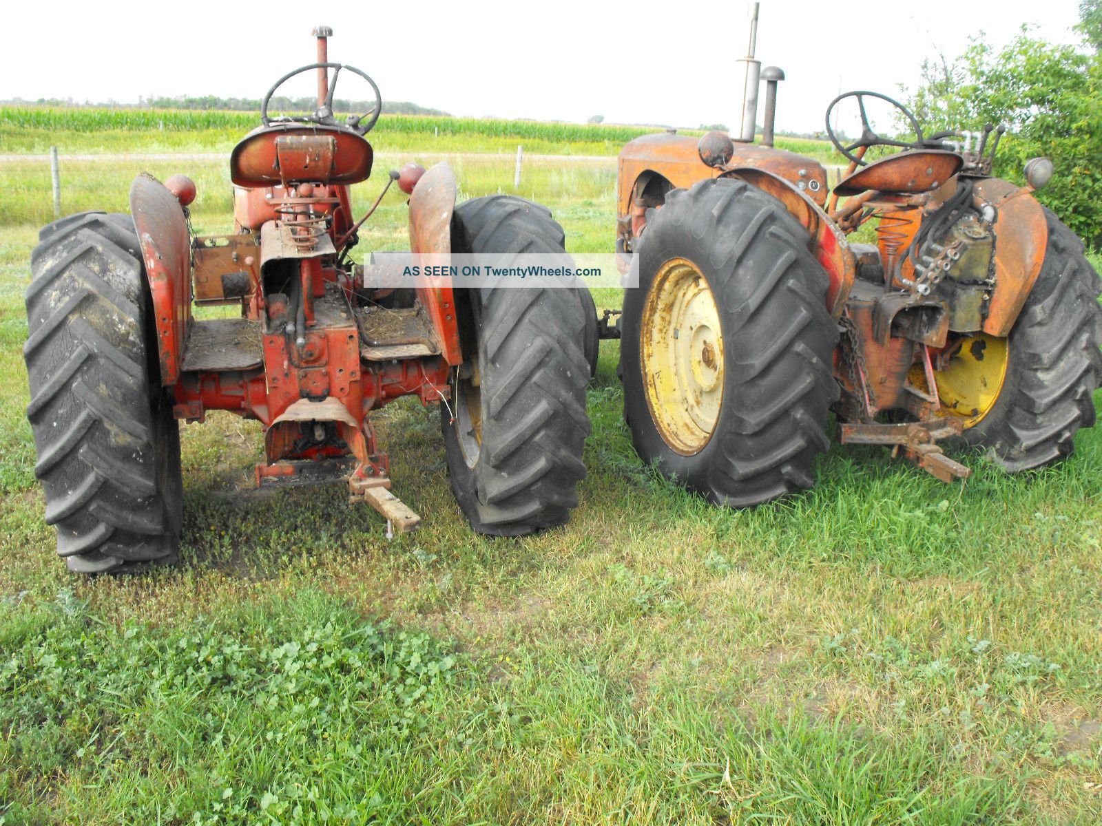 Massey Harris 333 And 44 Standard Gasoline Vintage Tractors Antique ...