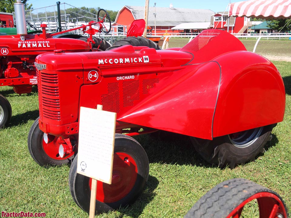 McCormick-Deering O-4 orchard tractor, left side. Photo courtesy of ...
