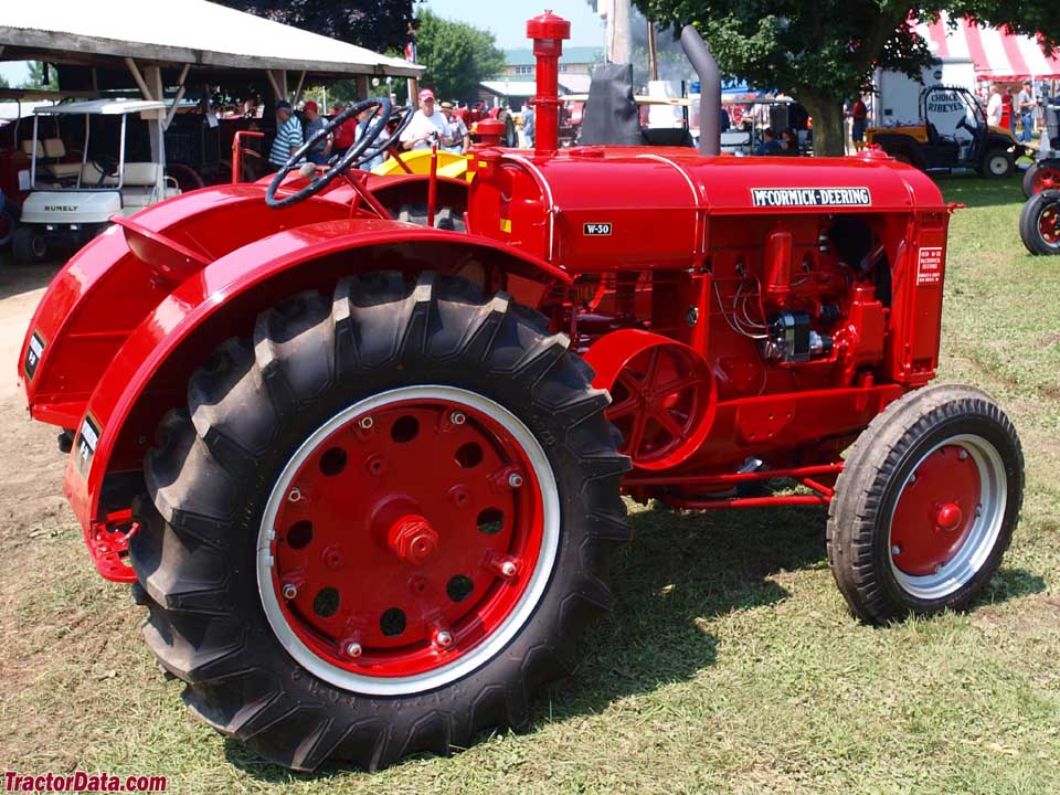 Red McCormick-Deering W-30 with rubber tires. Photo courtesy of Ron ...