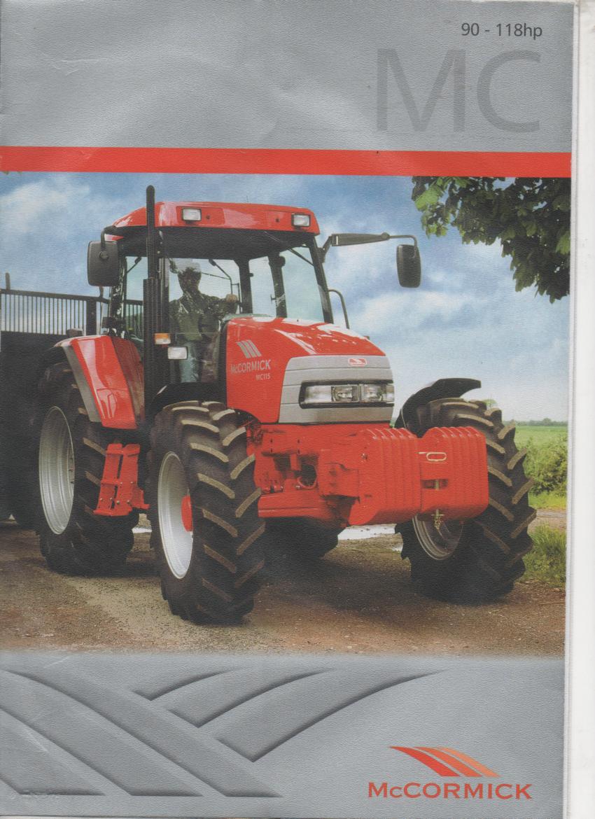 McCormick Tractor MC Range - MC95 MC105 MC115 Brochure