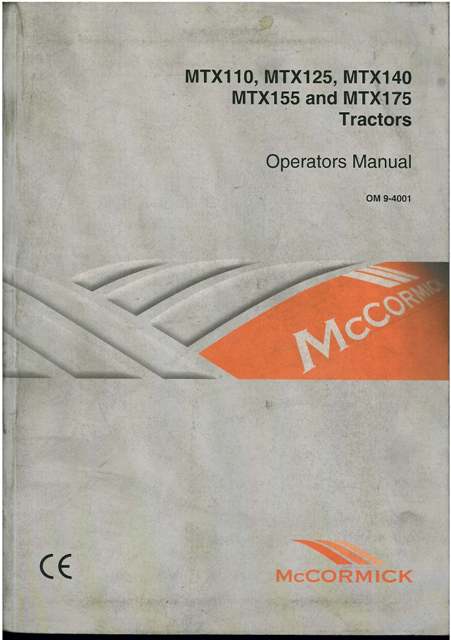 THIS OPERATORS MANUAL GIVES ADVICE ON THE OPERATION OF THE MACHINE ...
